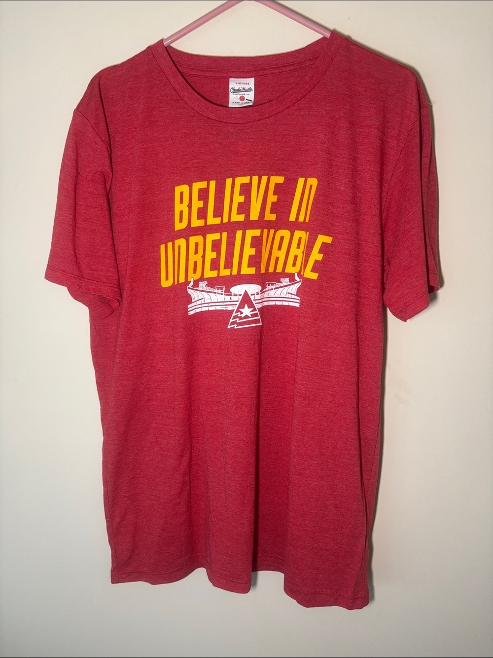 Charlie Hustle Kansas City Chiefs Arrowhead Stadium Graphic Tee -